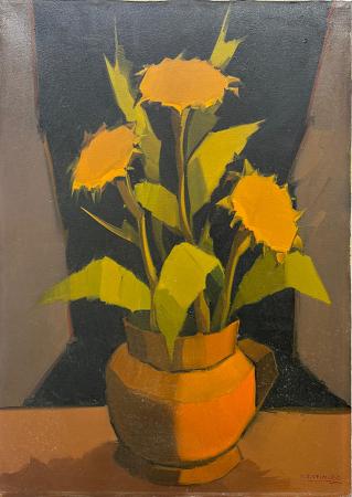 Art work by Alviero Tatini Cardi  - oil canvas 