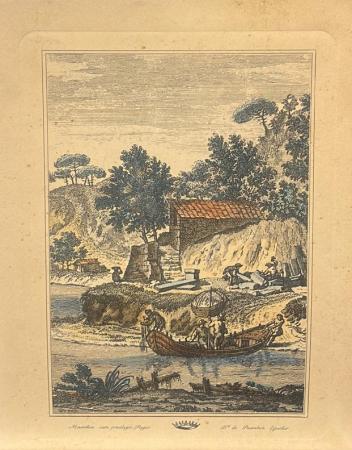 Quadro di  Anonimo Paesaggio  - stampa carta 