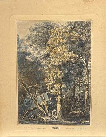 Art work by  Anonimo Scena Rurale  - print paper 
