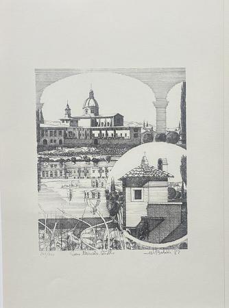 Art work by Boboli  Marcello Cestello  - lithography paper 