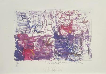 Art work by Roberto Panichi Gnomo a cavalcioni di un cinghiale alla festa di un noto ballerino  - lithography paper 