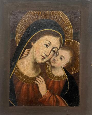Art work by  Anonimo Madonna - fresco canvas 