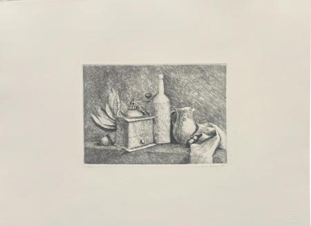 Art work by Laura  Belloni  Il macinino del caffè - etching paper 