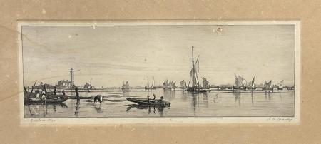 Art work by John Henry Bradley S.Giorgio in Alga - print paper 