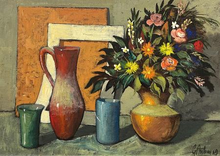 Art work by Gianfranco Antoni Composizione - oil canvas 
