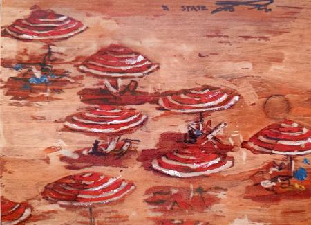 Quadro di Massimo Lomi E  state - matita compensato 