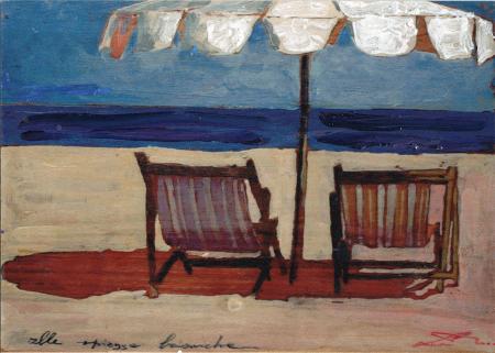 Quadro di Massimo Lomi Alle spiagge bianche 