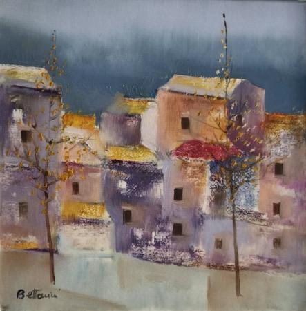 Quadro di Lido Bettarini Paesaggio - olio tela 