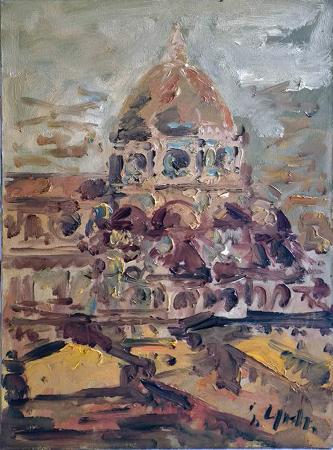 Quadro di Emanuele Cappello Il Cupolone - olio tela 