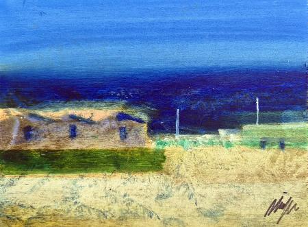 Art work by Salvatore Magazzini Versilia - oil plywood 