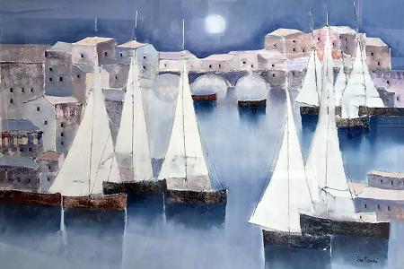 Art work by Lido Bettarini Porto - oil canvas 