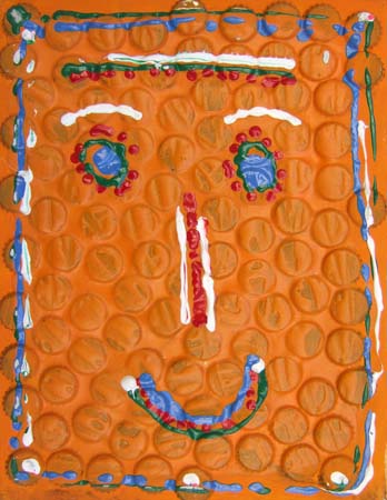 Art work by Livio Cogoli Figura - mixed canvas 