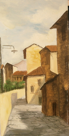 Quadro di O. Gelli Paesaggio - Pittori contemporanei galleria Firenze Art