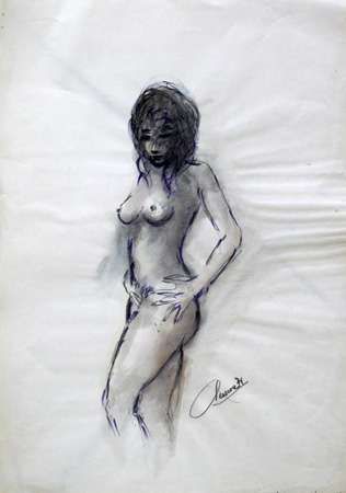 Quadro di Sereno Serena Nudo - Pittori contemporanei galleria Firenze Art