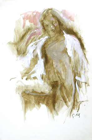 Quadro di Gino Tili Nudo - Pittori contemporanei galleria Firenze Art