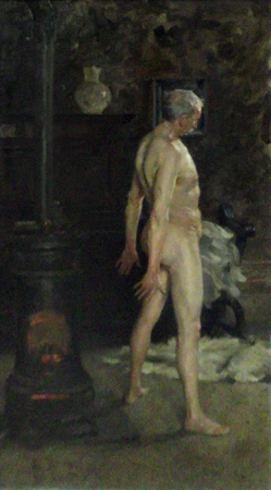 Quadro di Giovanni Paolo Bedini Senilità - olio tela 
