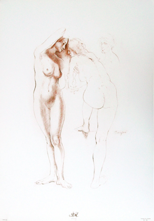 Quadro di  Barajas Studio sulla figura 1 - Pittori contemporanei galleria Firenze Art