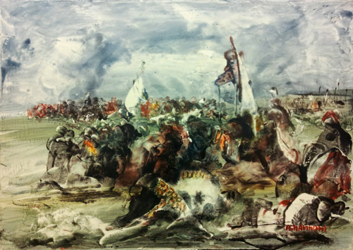 Quadro di Alfredo Nannoni Battaglia - Pittori contemporanei galleria Firenze Art