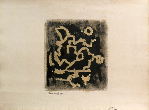Quadro di Alvaro Baragli Astratto in nero - Pittori contemporanei galleria Firenze Art