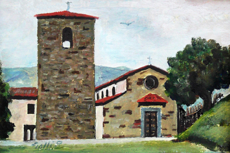 Quadro di Paolo Galli Chiesa - Pittori contemporanei galleria Firenze Art