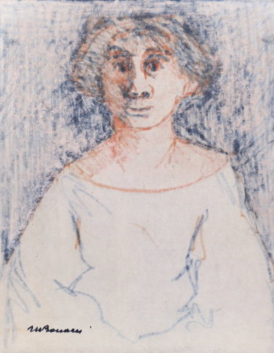 Quadro di Marcello Boccacci Ritratto di donna - Pittori contemporanei galleria Firenze Art