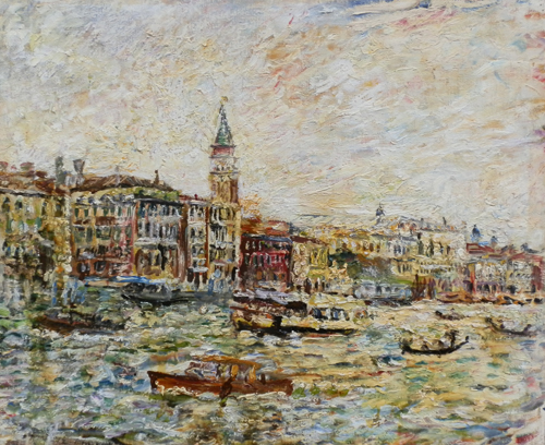 Quadro di Guido Borgianni Venezia - olio tela 