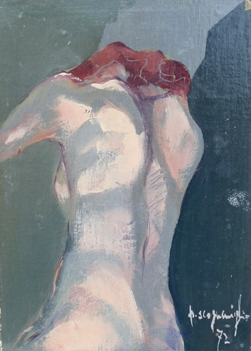 Quadro di Pina Scognamiglio Nudo - Pittori contemporanei galleria Firenze Art