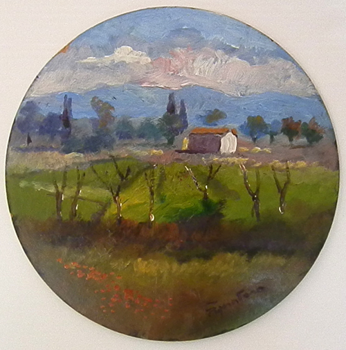 Quadro di Luigi Pignataro Paesaggio - olio tavola 