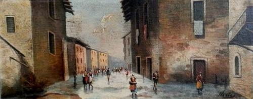 Quadro di  Natoli Strada - Pittori contemporanei galleria Firenze Art
