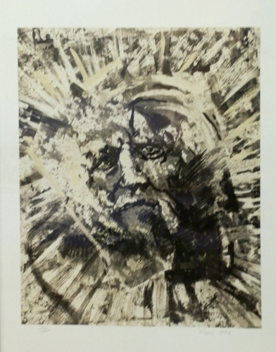 Art work by  Pirzio Ritratto - lithography paper 