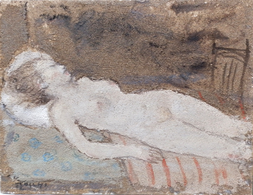 Quadro di Ermanno Toschi  Nudo - Pittori contemporanei galleria Firenze Art