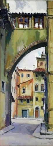Quadro di Rodolfo Marma Orsanmichele - Pittori contemporanei galleria Firenze Art
