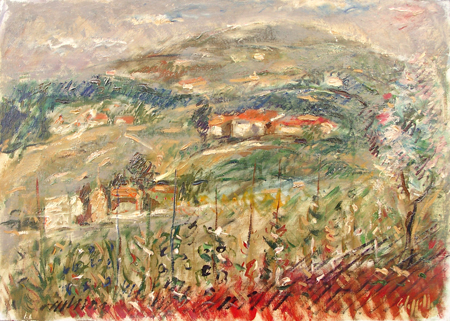 Quadro di Emanuele Cappello Paesaggio - olio tela 