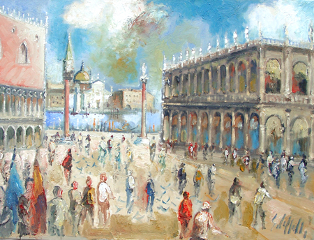 Quadro di Emanuele Cappello Venezia - Pittori contemporanei galleria Firenze Art
