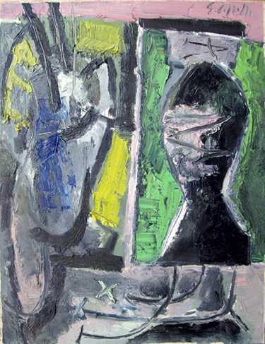 Quadro di Emanuele Cappello Composizione - olio tela 