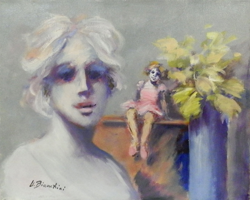 Art work by Umberto Bianchini Composizione - oil canvas 