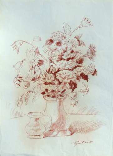 Quadro di Luigi Pignataro Vaso di fiori - Pittori contemporanei galleria Firenze Art
