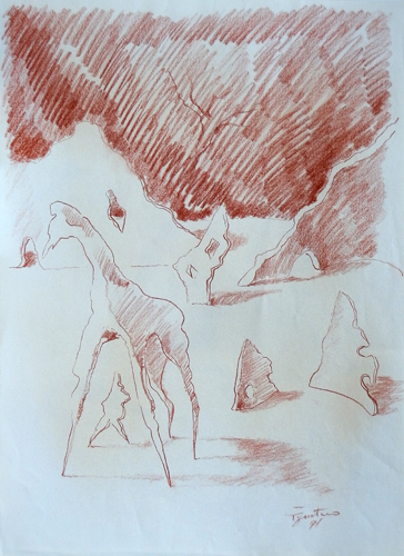 Quadro di Luigi Pignataro Figure - Pittori contemporanei galleria Firenze Art