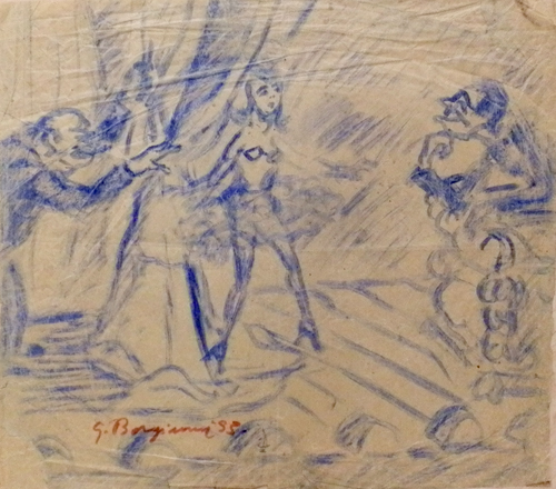 Quadro di Guido Borgianni Burlesque - Pittori contemporanei galleria Firenze Art