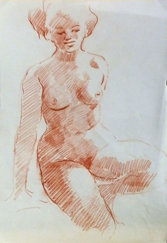 Quadro di  Anonimo Nudo - Pittori contemporanei galleria Firenze Art