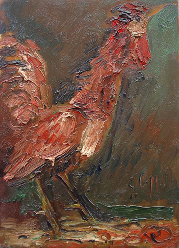 Quadro di Emanuele Cappello Gallo - olio tela 