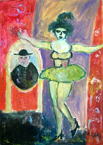 Quadro di Nadia Monti Ballerina - olio tela 