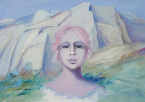 Art work by Umberto Bianchini Composizione - oil canvas 