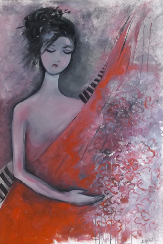 Art work by Vanessa Katrin Musica - oil canvas 