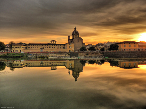 Art work by Gianni Boradori Tramonto al Cestello - photograph paper 