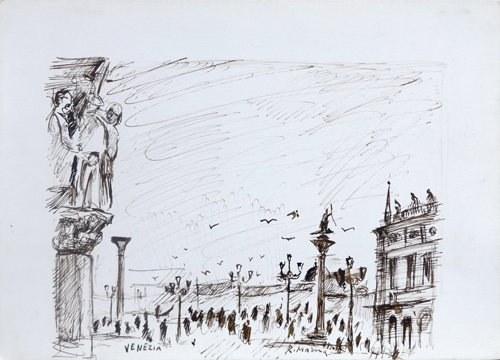 Quadro di Rodolfo Marma Venezia - Pittori contemporanei galleria Firenze Art