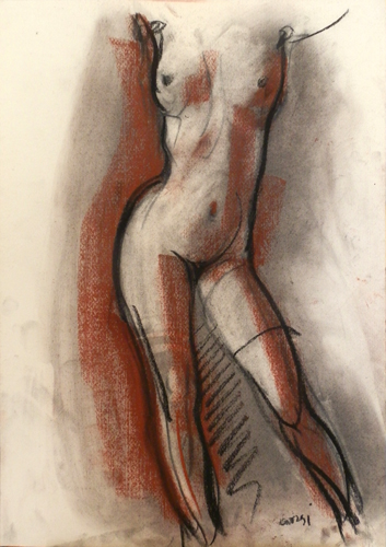 Quadro di A. Corsi Nudo - Pittori contemporanei galleria Firenze Art