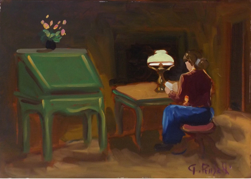 Art work by G. Paoletti Studio - oil hardboard 