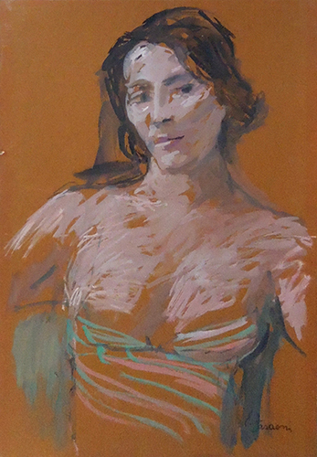 Quadro di Enzo Faraoni Nudo femminile - Pittori contemporanei galleria Firenze Art