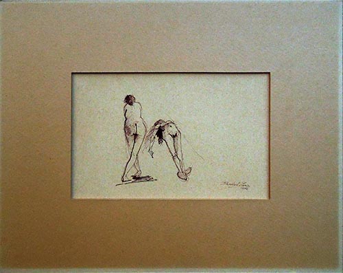 Art work by Mario Pachioli Bozzetto - china paper 